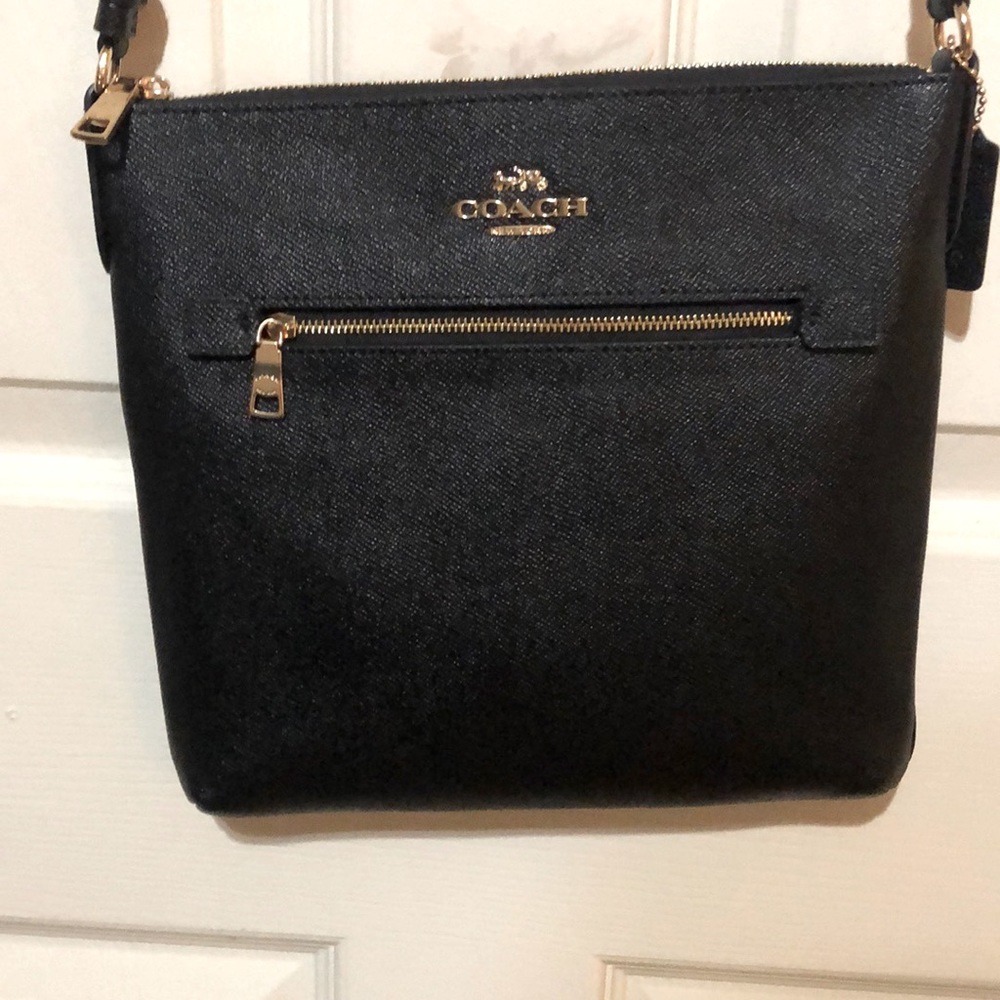 Black Coach Rowan File Bag